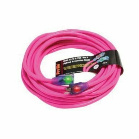 CENTURY WIRE & CABLE 100' 12/3 Pnk Ext Cord D17445100